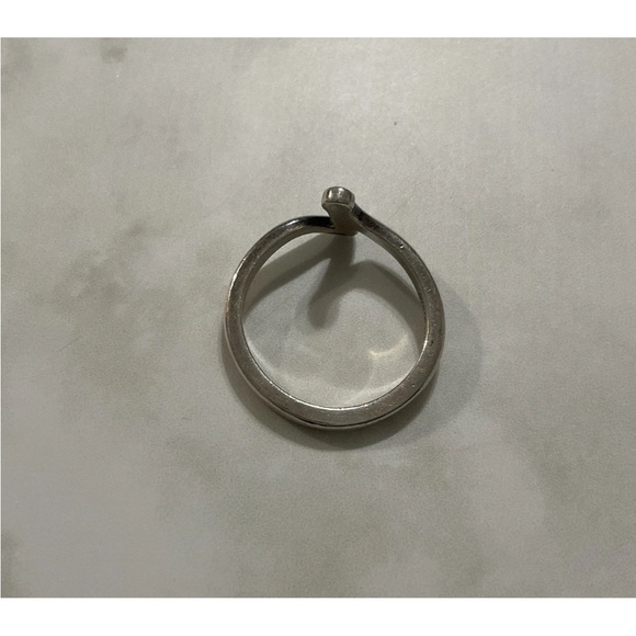 James Avery Sterling Silver Script Initial “I” Ring Letter SIZE 6.5 - Picture 4 of 6